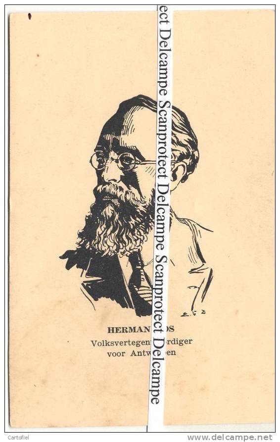 ANTWERPEN-HERMAN VOS-VOLKSVERTEGENWOORDIGER-COLLABORATIE-VLAAMSE  BEWEGING-ZELDZAAM-UITGAVE DE SCHELDE-ZIE 2 SCANS - Antwerpen