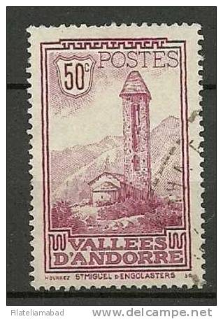 ANDORRA CORREO FRANCES- SELLO USADO YVERT Nº 35 - Used Stamps