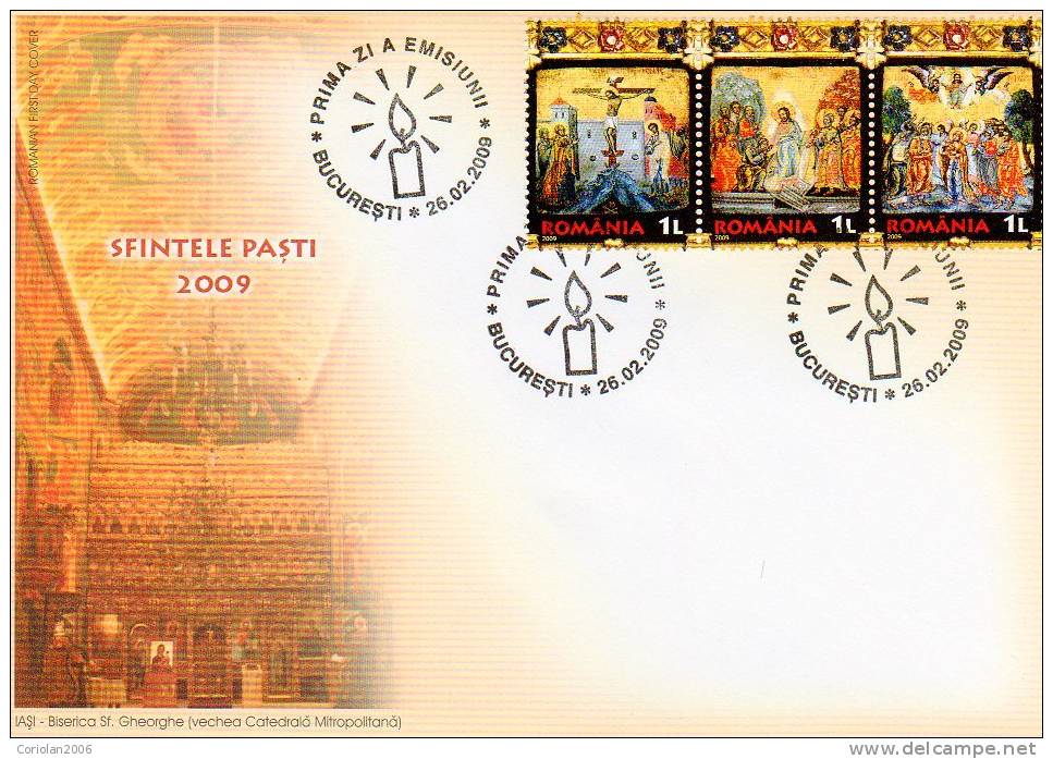 Romania 2009 / Easter FDC - Pâques