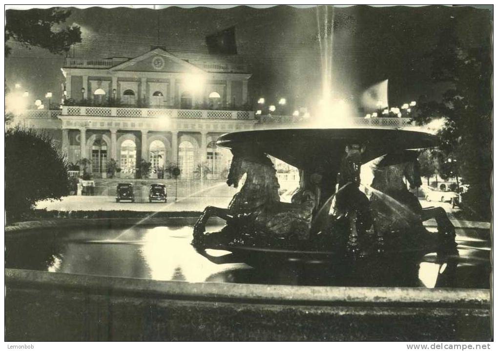 Italy - Rimini - Fontana Del Parco - Notturno - Old Unused Real Photo Postcard [P2528] - Rimini