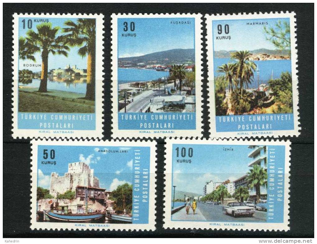 Turkey/Turquie/Türkei 1966, Tourism **, MNH - Unused Stamps