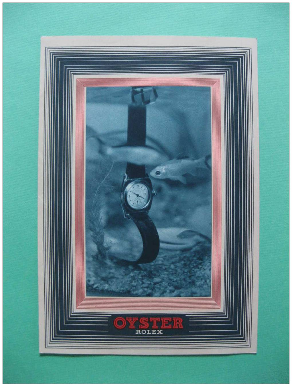 ROLEX Montre OYSTER Années 1930 - La Baule - Genève - Horlogerie - Suisse  Publicité Draeger - Werbung