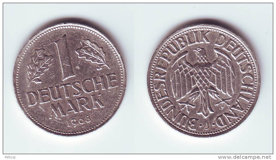 Germany 1 Mark 1968 J - 1 Mark