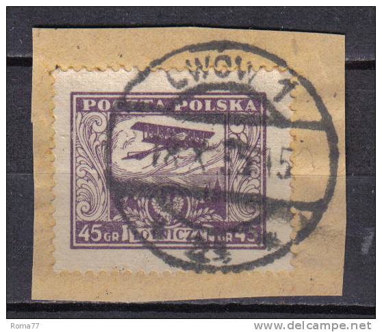 SS5754 - POLONIA 1925 , Posta Aerea Yvert  N. 9 - Used Stamps