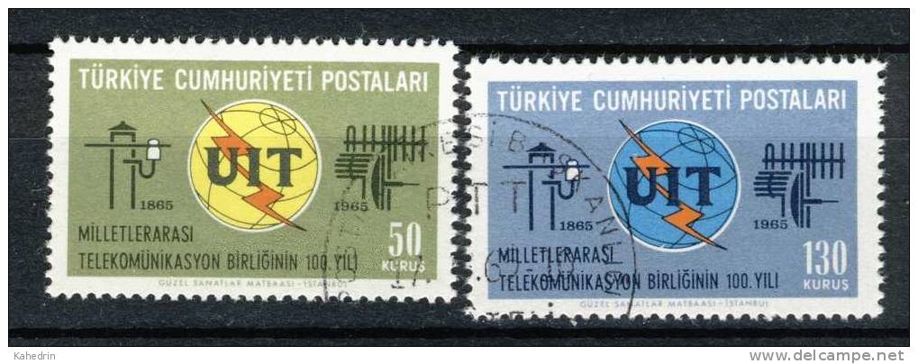 Turkey/Turquie/Türkei 1965, UIT, First Day Cancel, CTO - Gebraucht