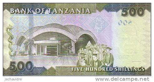 TANZANIE  500 Shillings  Emission De 2010     ***** BILLET  NEUF ***** - Tanzanie