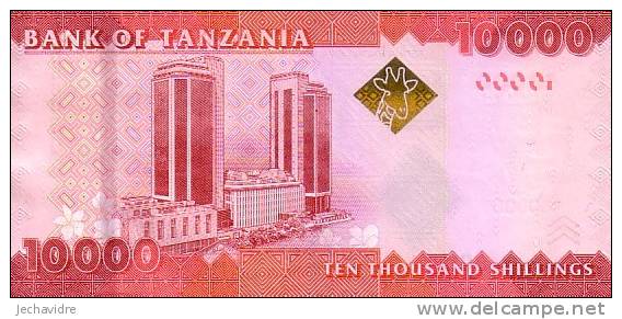 TANZANIE   10 000 Shillings   Emission De 2010     ***** BILLET  NEUF ***** - Tanzania