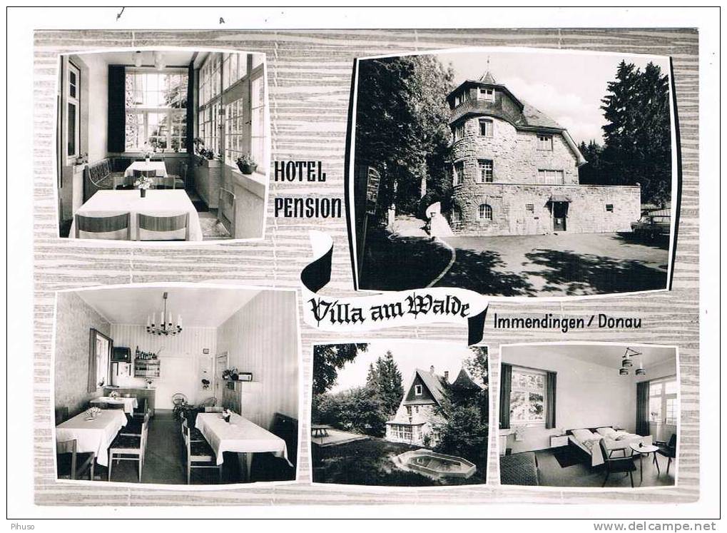 D1928   IMMENDINGEN : Hotel Pension Villa Am Walde - Tuttlingen