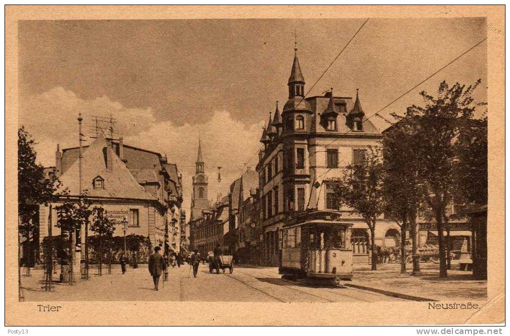 Trier  ( Trèves)  "Rue Nouvelle"  CPA 1925 - Autres & Non Classés