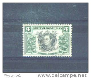 BRITISH HONDURAS - 1938  George VI  4c  FU - Honduras Británica (...-1970)