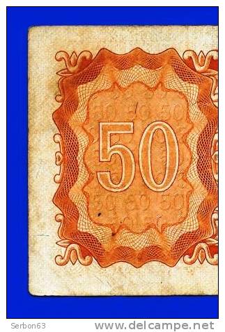 BILLET MONNAIE USAGE BOLIVIE AMERIQUE DU SUD 50 CINCUENTA PESOS BOLIVIANOS 2 SIGNATURES N° E 7604099 SUCRE