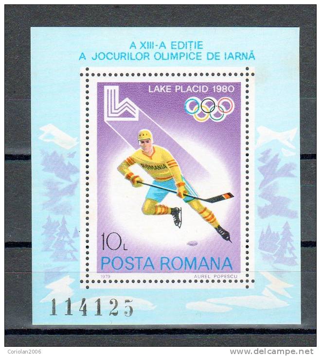 Romania 1979 /  ** / Perforated MS - Unused Stamps