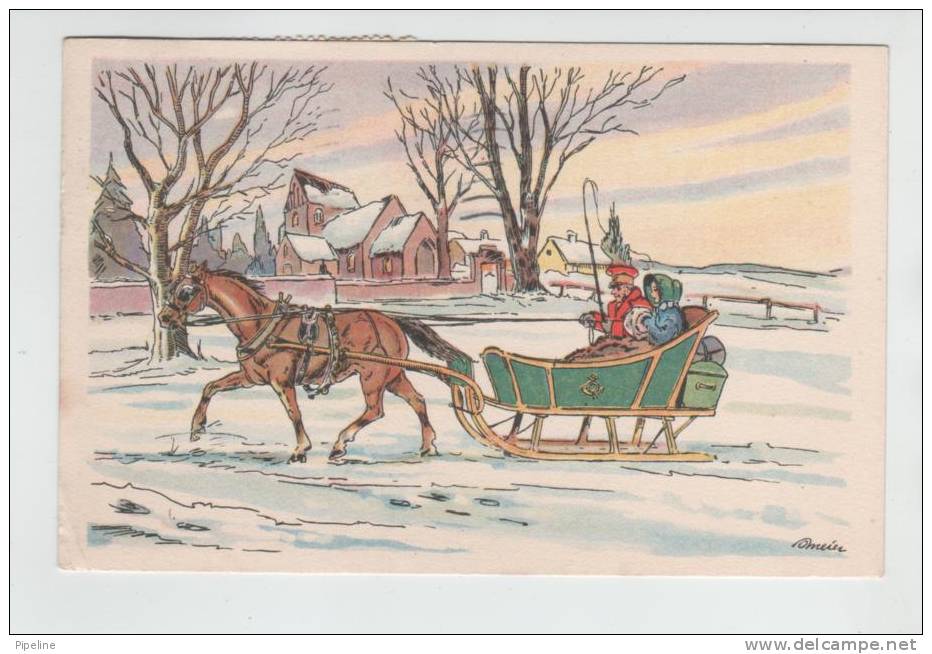 Denmark Christmas Card Copenhagen 24-12-1935 - Danemark