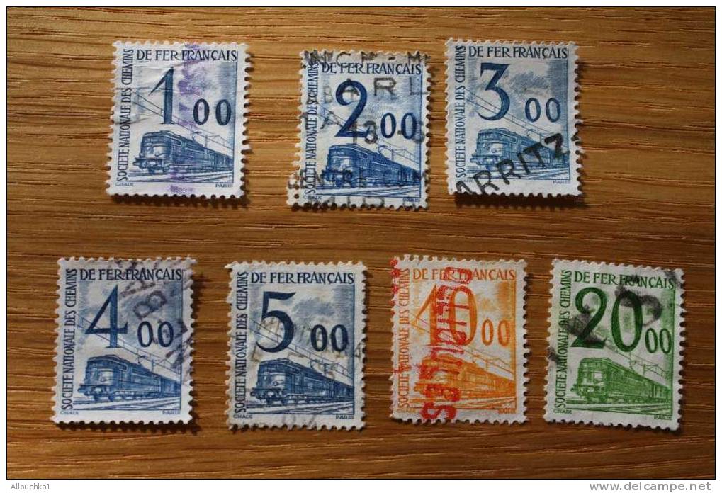 COLIS POSTAUX DE FRANCE N° 41 à 47 COTE 31 EUROS LE N° 47 COTANT LUI 20 EUROS - Used