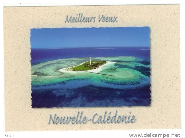 Nouvelle Calédonie L´Ilot Amédée Et Son Célèbre Phare "Meilleurs Voeux" Belle Carte Non Circulé TBE - Nouvelle Calédonie