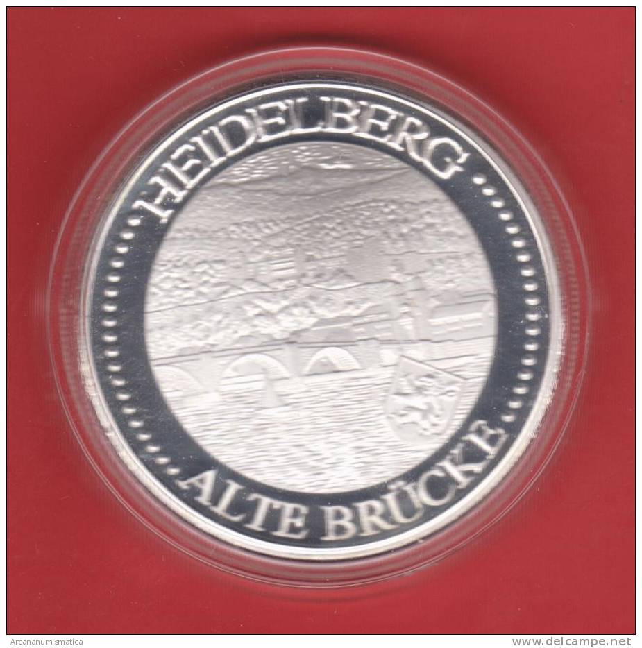 ALEMANIA  MEDALLA   HEIDELBERG  ALTE BRÜCKE   PLATA/SILVER   SC/UNC    DL-9774 - Andere & Zonder Classificatie