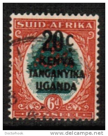 KENYA UGANDA & TANZANIA  Scott #  88b  F-VF USED - Kenya, Oeganda & Tanganyika