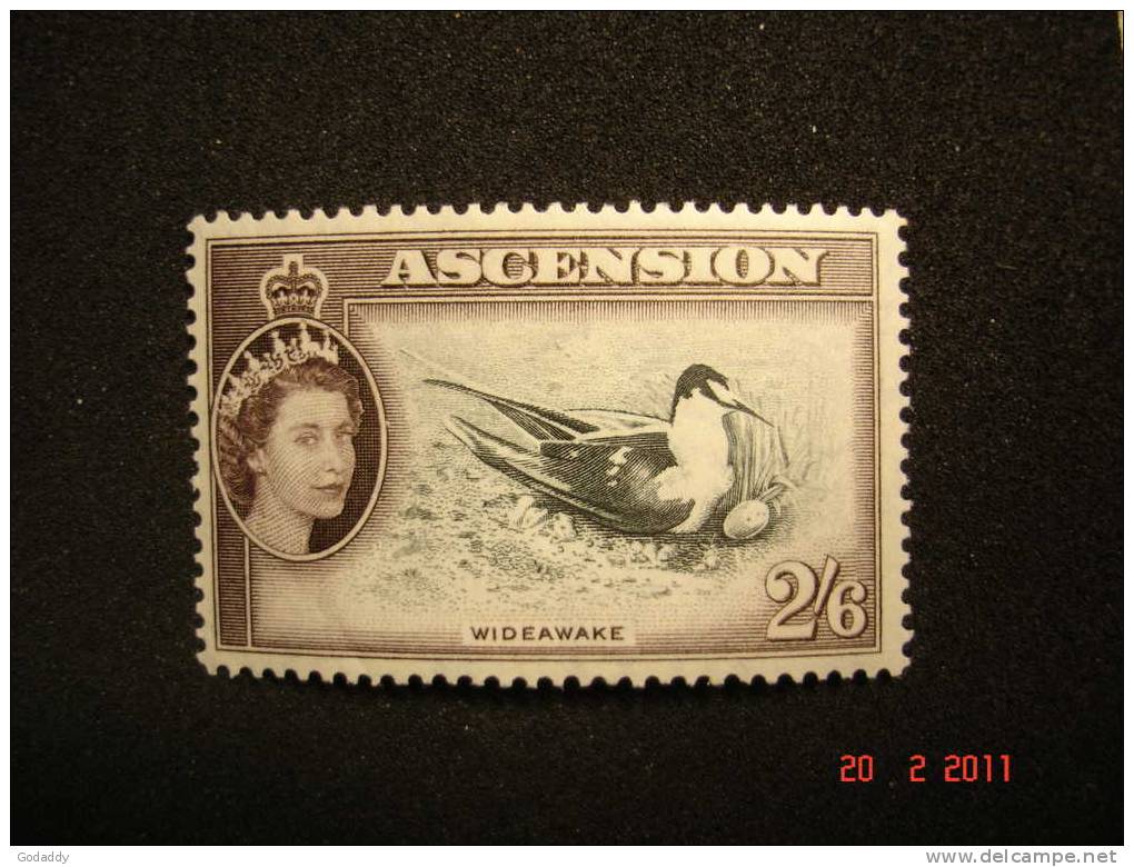 Ascension 1956 Elizabeth II  2/6d  MH  SG67 - Ascensione