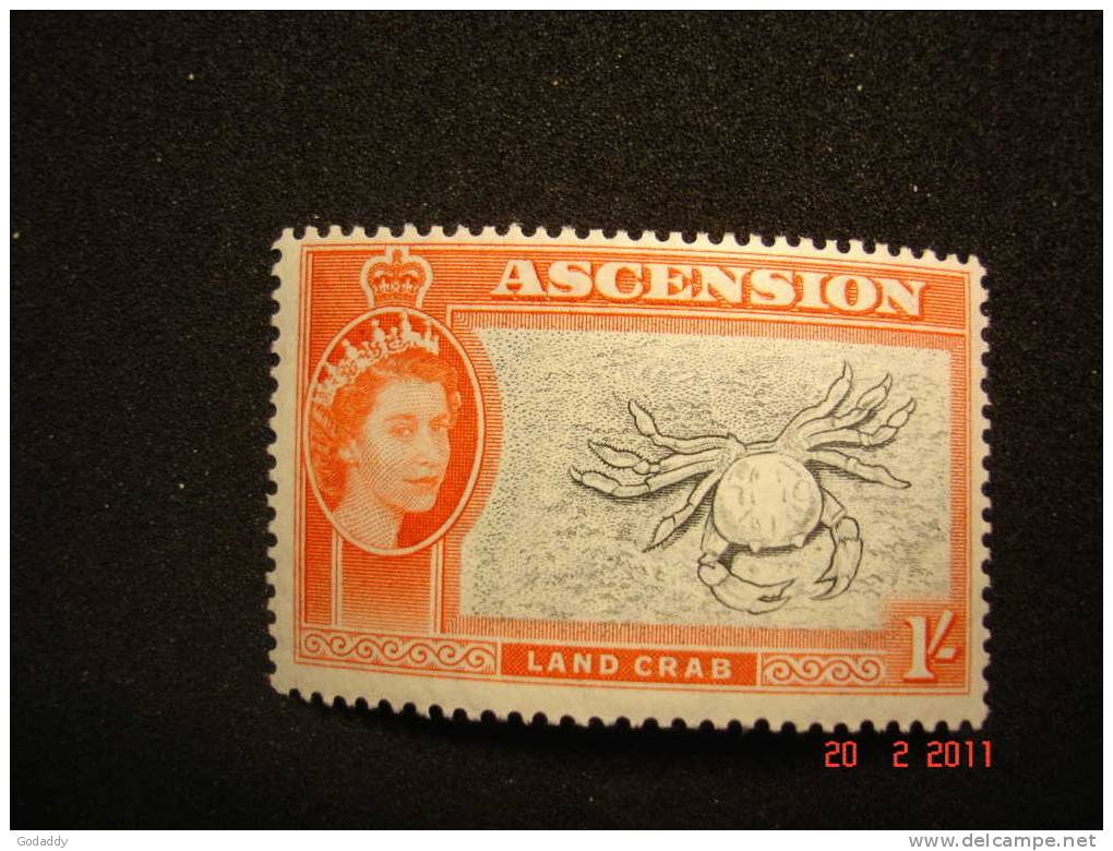 Ascension 1956 Elizabeth II  1/-  MH SG66 - Ascension