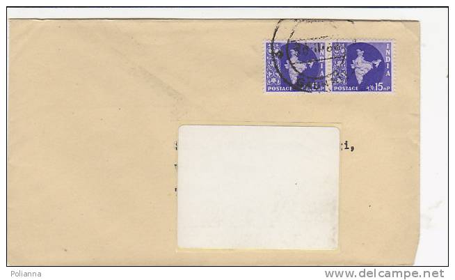 A0933 - INDIA 2 Valori  VG - Enveloppes