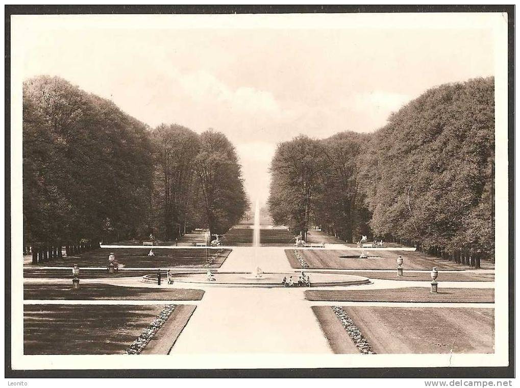 Schwetzingen Deutschlands Schönster Schlossgarten Blick Vom Schloss In Den Garten 1955 - Schwetzingen