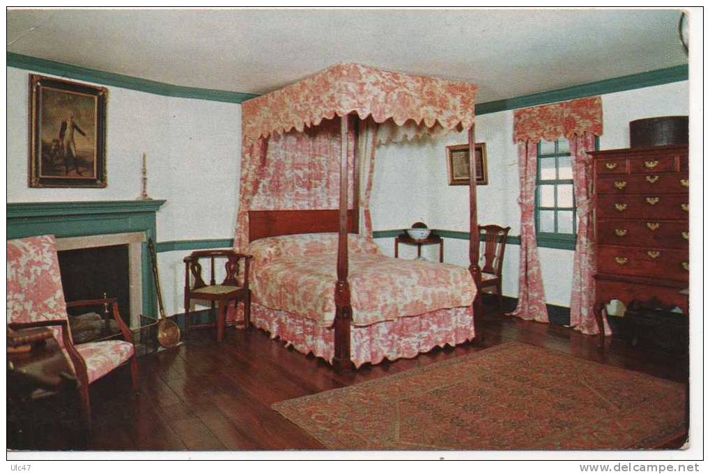 -  The Lafayette Bedroom At  Mount Vernon - Scan Verso - - Washington DC