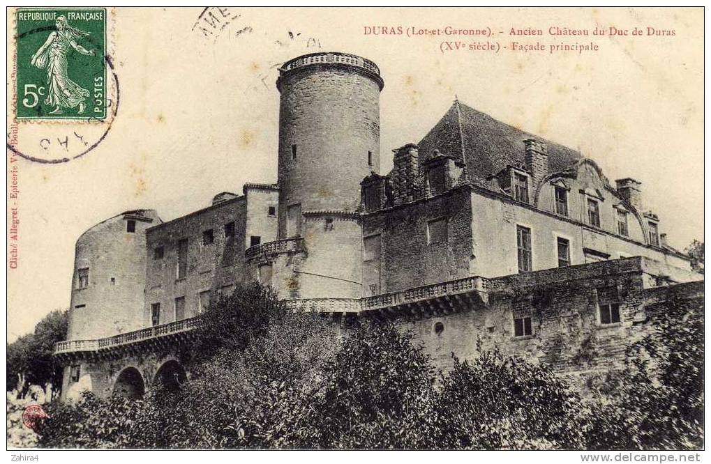 Duras  -  Ancien Chateau Des Ducs De Duras - Façade Principale - Autres & Non Classés
