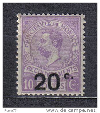 SS5802 - MONACO 1919 , Segnatasse Unificato N. 11  * - Postage Due