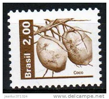 N° 1546  ** Y&T 1982 Fruits Noix De Coco - Unused Stamps