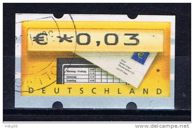 D Deutschland 2002  Mi 5 Automatenmarke € 0,03 - Machine Labels [ATM]