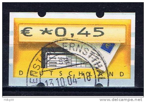 D Deutschland 2002  Mi 5 Automatenmarke € 0,45 - Machine Labels [ATM]