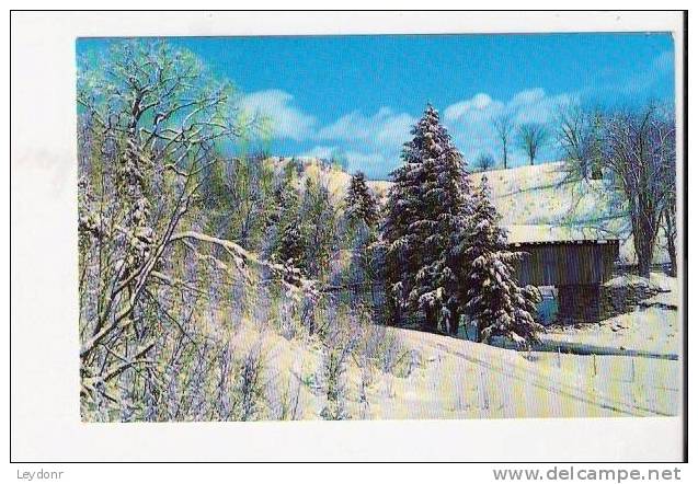 Old Covered Bridge At Jeffersonville, Vermont - Andere & Zonder Classificatie