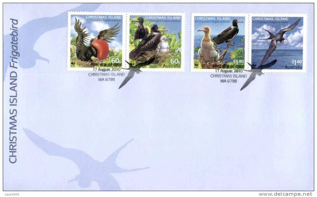 (359) - FDC Christmas Islands - Frigatebird - Christmas Island