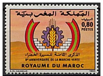 Maroc, N° 954** Y Et T - Marruecos (1956-...)