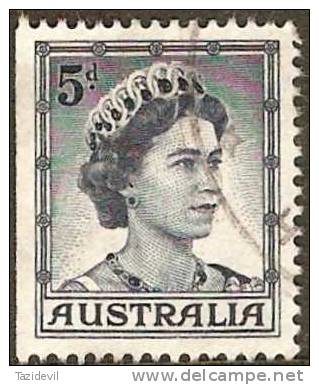 AUSTRALIA - USED 1960 5d Queen Elizabeth II Booklet Single - Gebruikt