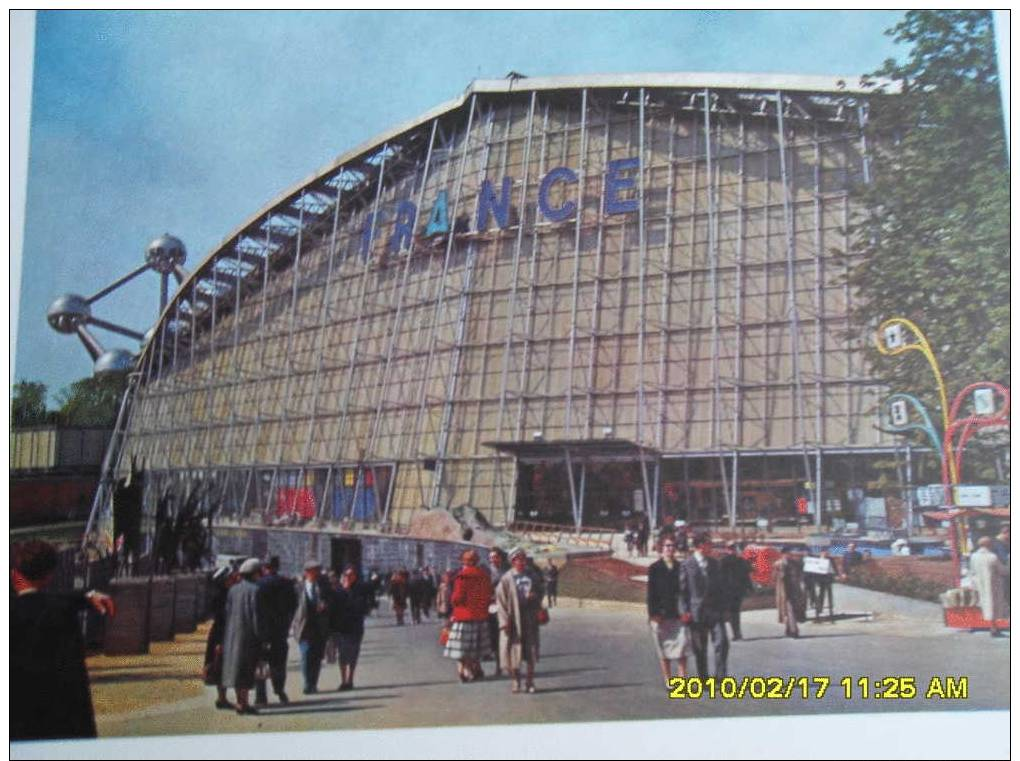 BELGIQUE   BRUXELLES   EXPO 58  =====lot  de  3   livres   "cartes postales "   =   EXPO  58   BRUXELLES