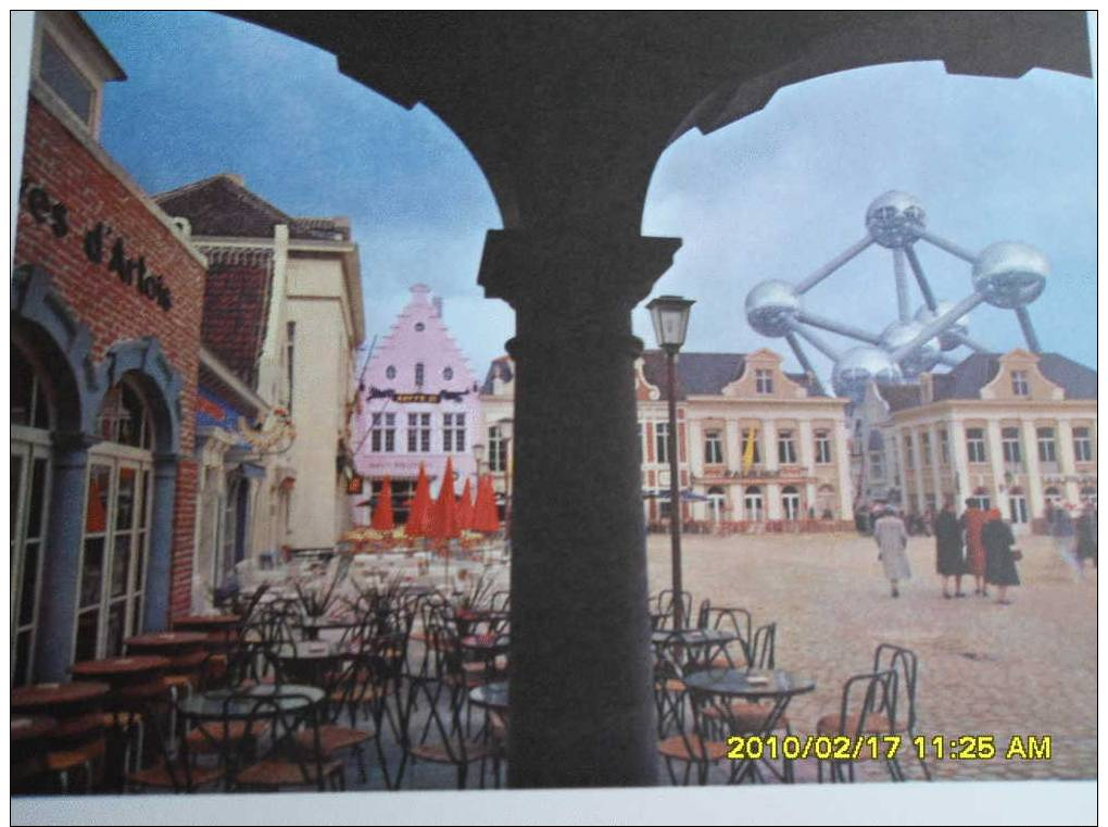 BELGIQUE   BRUXELLES   EXPO 58  =====lot  de  3   livres   "cartes postales "   =   EXPO  58   BRUXELLES
