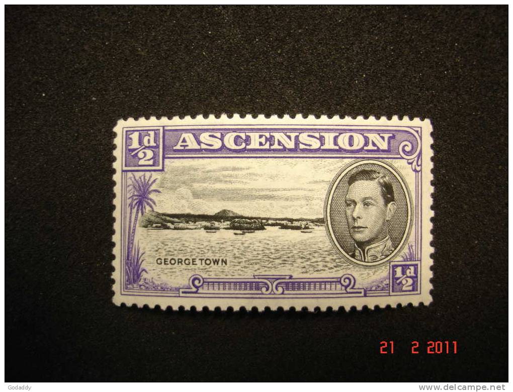 Ascension 1938-53 George VI  1/2d  SG38b  MH - Ascension (Ile De L')