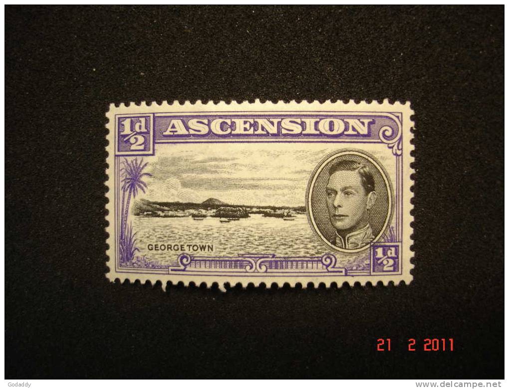 Ascension 1938-53 George VI  1/2d  SG38b  MNH - Ascensión