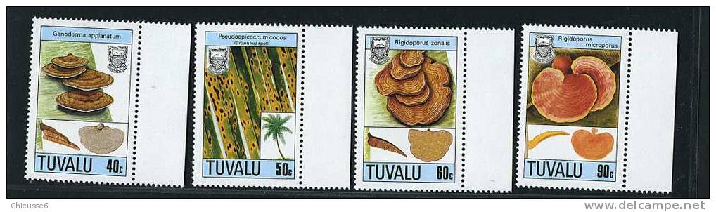 Tuvalu ** N° 500 à 503 - Champignons (I) (6 P30) - Tuvalu