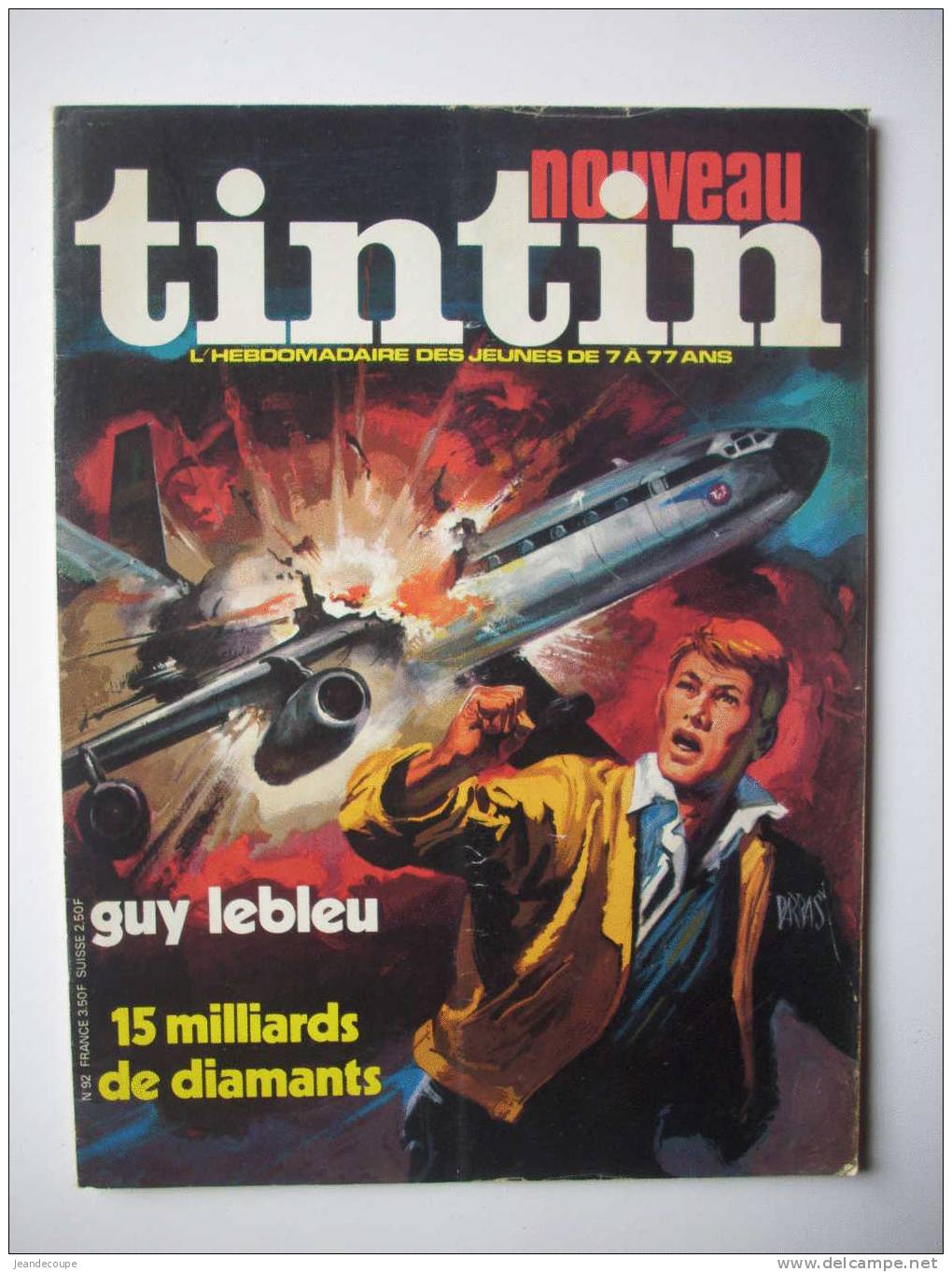 - Hebdomadaire Des Jeunes - TINTIN- N° 92 - 1977 - Tintin