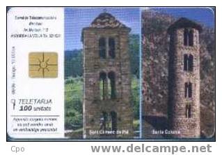 # ANDORRA 31 Saint Michel D'engolasters 100 Gem 08.95 10000ex Tres Bon Etat - Andorra