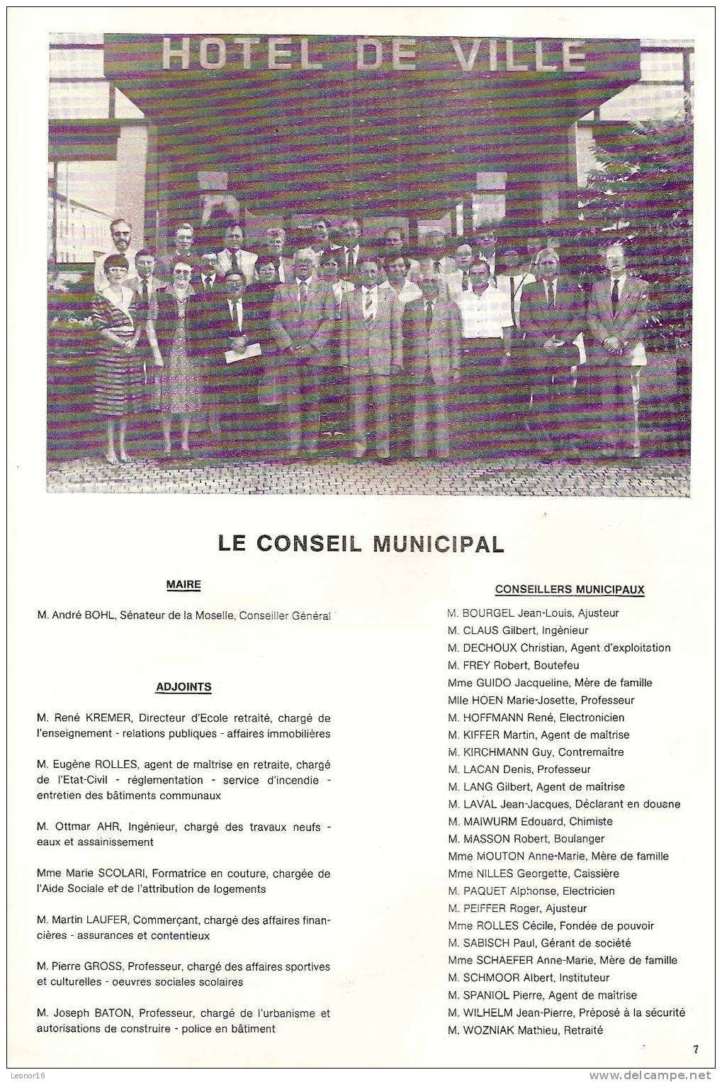 CREUTZWALD   -   " BULLETIN INFORMATIONS MUNICIPALES 1984 " De 82 PAGES NUMEROTEES - Lorraine - Vosges