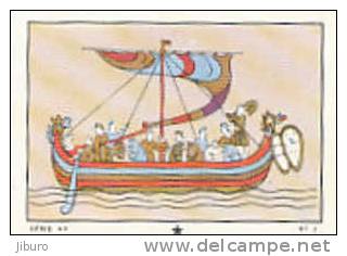 Image /  Barque Normande / Histoire Vikings /  Drakkar ??  // St Ref IM 6-K/76 - Nestlé