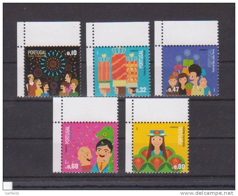 Portugal 2011 , Festas Tradicionals - Postfrisch / MNH / (**) - Ungebraucht