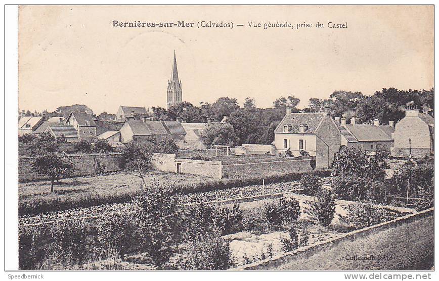 17552 BERNIERES SUR MER Vue Générale Prise  DU CASTEL . Coll Biard . - Autres & Non Classés