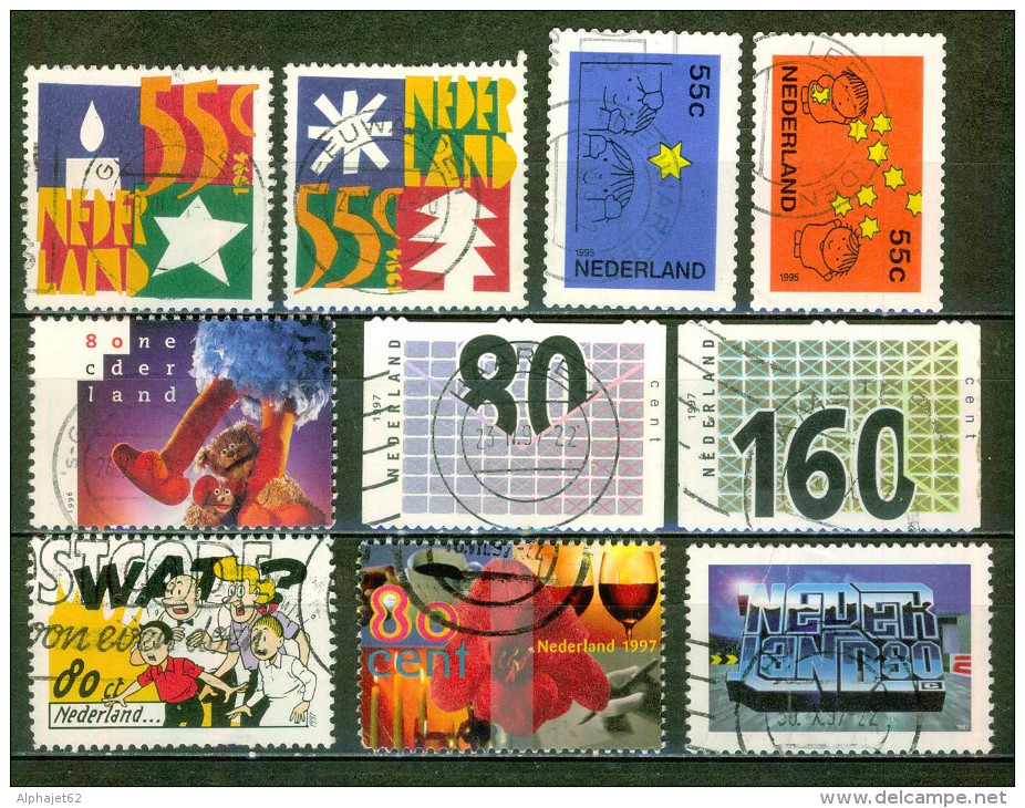 Timbres Spéciaux - PAYS BAS - Bob Et Bobette - N° 1493-1494-1525-1526-1553-1579-1580-1584-1590-1603 - 1994 - Gebraucht