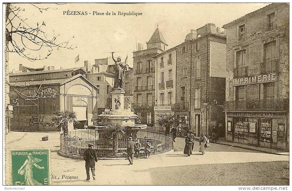 34   PEZENAS  PLACE DE LA REPUBLIQUE        C1430 - Pezenas