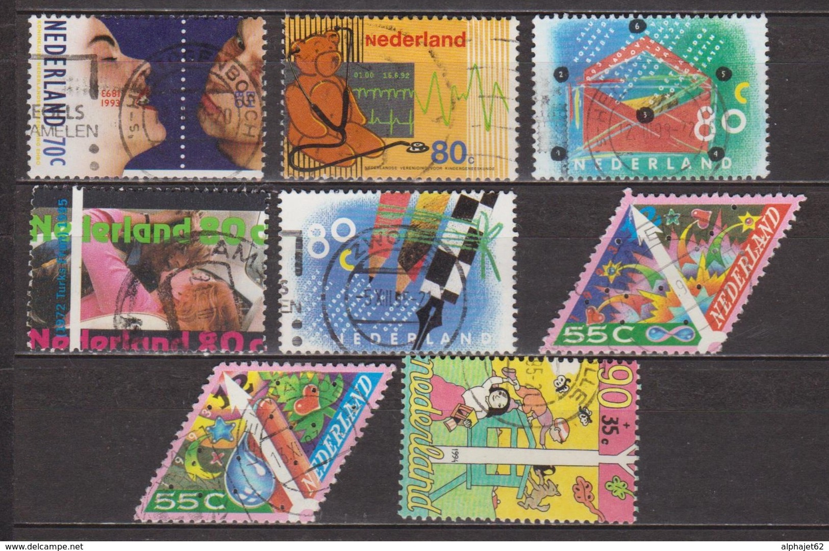 Ours En Peluche - Secourisme, Crayon Et Stylo, Enveloppe - PAYS BAS - N° 1408-1427-1452-1453-1459-1500-1491-1500 - 1993 - Used Stamps