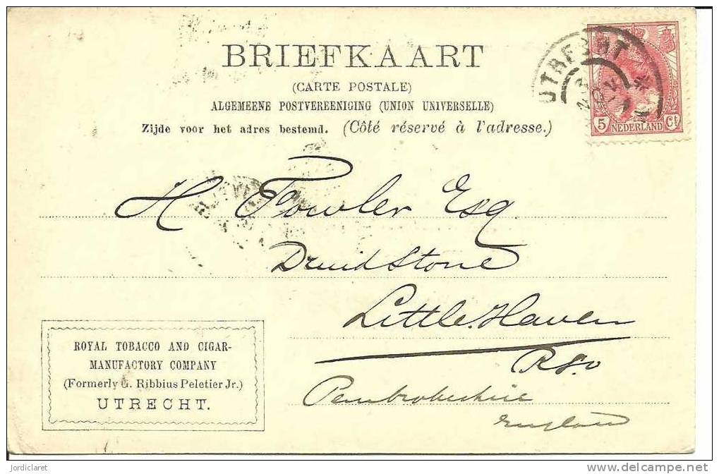CARTA POSTAL ROYAL TOBACCO......  1903                                   C - Brieven En Documenten